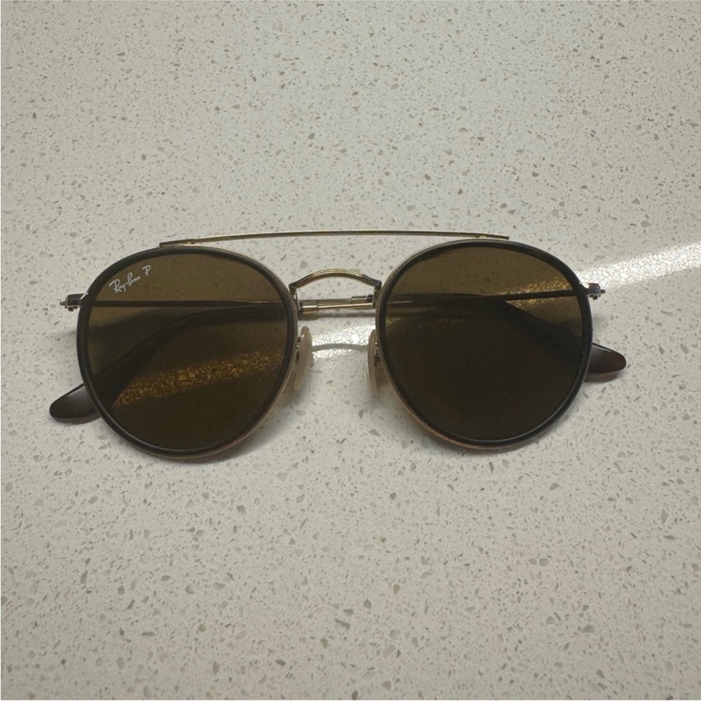 Ray-Ban Classic Brown Round Sunglasses